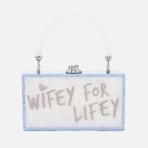 Sophia Webster Women's Cleo Wifey For Lifey Purse - Pearl Blue
