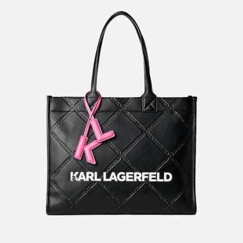 Karl Lagerfeld Shooting Stars K/Skuare Faux Leather Tote Bag