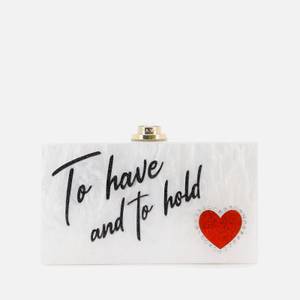 Sophia Webster Cleo To Have and To Hold Acrylic Clutch
